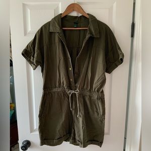 Wild Fable Army Green Romper